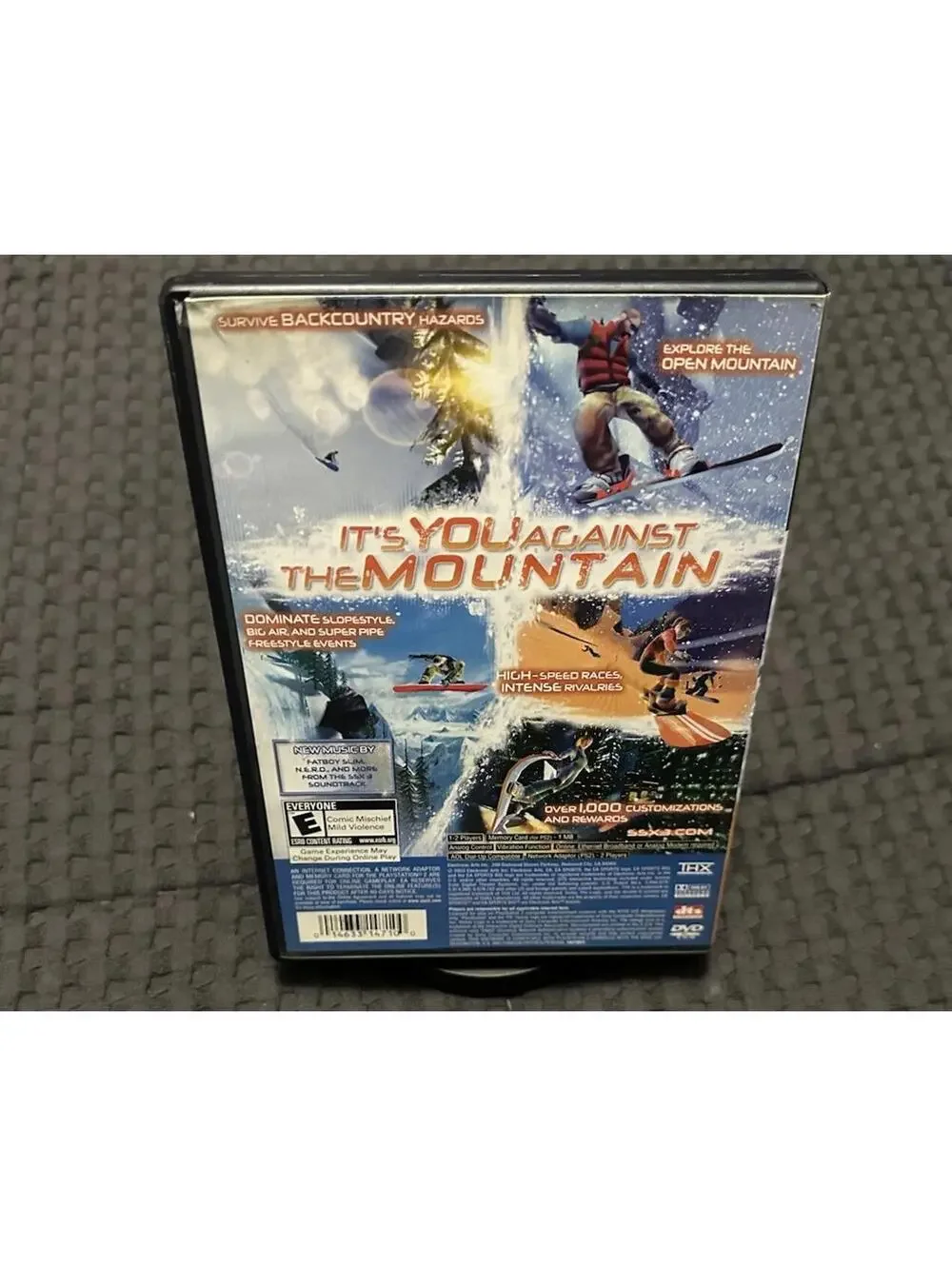 SSX 3 (Sony PlayStation 2, 2003) PS2 Complete Black Label CIB